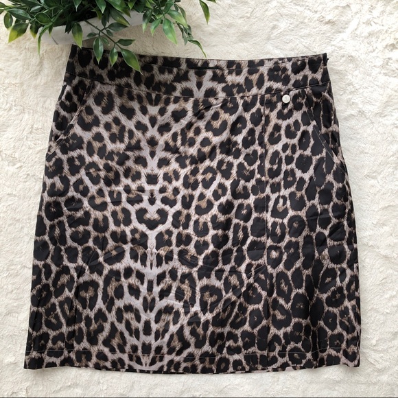 golfino Dresses & Skirts - Golfino Leopard Cheetah golf skort skirt 8